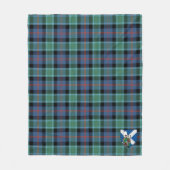 Scotts MacTaggart Tartan Plaid Fleece Deken (Voorkant)