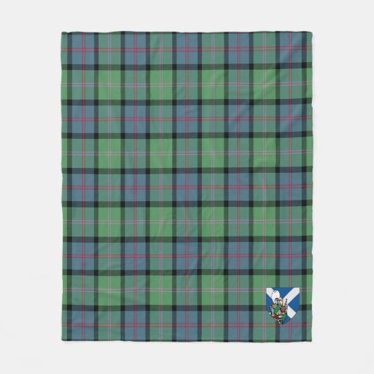 Scotts MacThomas Ancient Tartan Pset Fleece Deken (Voorkant)