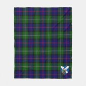 Scotts MacThomas Modern Tartan Pset Fleece Deken (Voorkant)