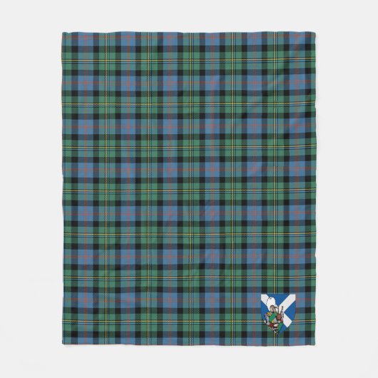 Scotts Malcolm Ancient Tartan Pset Fleece Deken (Voorkant)