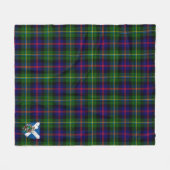 Scotts Malcolm Moderm Tartan Pset Fleece Deken (Voorkant (Horizontaal))