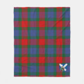 Scotts Mar Tartan Plaid Fleece Deken (Voorkant)