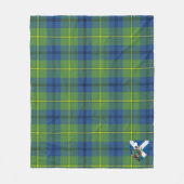 Scotts Marjoribanks Ancient Tartan Pset Fleece Deken (Voorkant)
