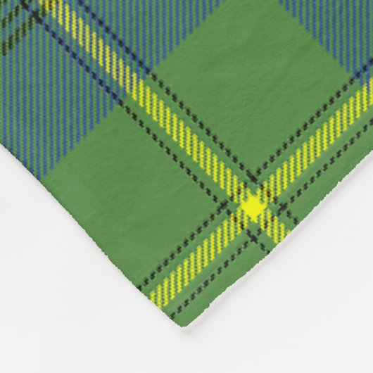 Scotts Marjoribanks Ancient Tartan Pset Fleece Deken (Hoek)