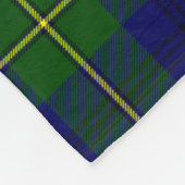 Scotts Marjoribanks Modern Tartan Pset Fleece Deken (Hoek)