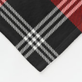 Scotts Marjoribanks Tartan Pset Fleece Deken (Hoek)