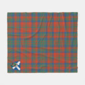 Scotts Matheson Ancient Tartan Pset Fleece Deken (Voorkant (Horizontaal))