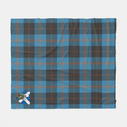 Scotts Maule Ancient Tartan Pset Fleece Deken (Voorkant (Horizontaal))