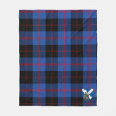 Scotts Maule Modem Tartan Pset Fleece Deken (Voorkant)