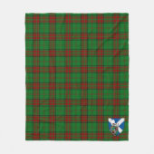 Scotts Maxwell Hunting Tartan Pset Fleece Deken (Voorkant)