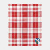 Scotts Maxwell Schots Geruit Streepdessin Fleece Deken (Voorkant)
