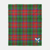 Scotts McCulloch Tartan Pset Fleece Deken (Voorkant)