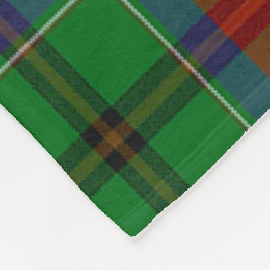 Scotts McCulloch Tartan Pset Fleece Deken (Hoek)