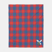 Scotts McKerrell Red Tartan Pset Fleece Deken (Voorkant)