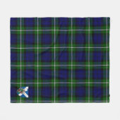 Scotts Meldrum Forbes Tartan Pset Fleece Deken (Voorkant (Horizontaal))