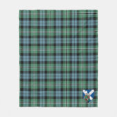 Scotts Melville Hunting Tartan Pset Fleece Deken (Voorkant)