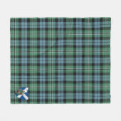 Scotts Melville Hunting Tartan Pset Fleece Deken (Voorkant (Horizontaal))
