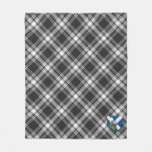 Scotts Menzies Tartan Pset Fleece Deken (Voorkant)