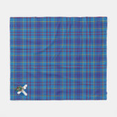 Scotts Mercer Tartan Pset Fleece Deken (Voorkant (Horizontaal))