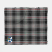 Scotts Moffat Tartan Pset Fleece Deken (Voorkant (Horizontaal))