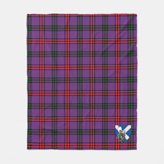 Scotts Montgomery Modern Tartan Pset Fleece Deken (Voorkant)