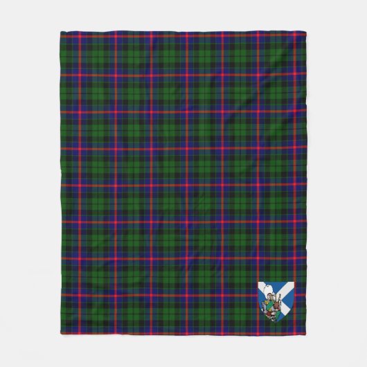Scotts Morrison Tartan Pset Fleece Deken (Voorkant)