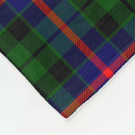 Scotts Morrison Tartan Pset Fleece Deken (Hoek)