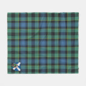 Scotts Mouat Schotse Ruit Plaid Fleece Deken (Voorkant (Horizontaal))