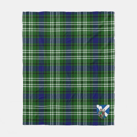 Scotts Mow Tartan Pset Fleece Deken (Voorkant)
