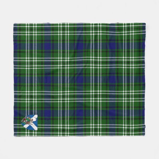 Scotts Mow Tartan Pset Fleece Deken (Voorkant (Horizontaal))