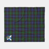 Scotts Mowat Tartan Pset Fleece Deken (Voorkant (Horizontaal))