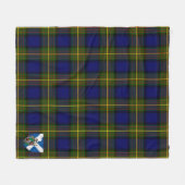 Scotts Muir Tartan Pset Fleece Deken (Voorkant (Horizontaal))