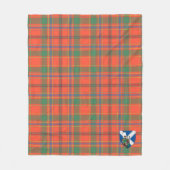 Scotts Munro Oude Tartan Plaid Fleece Deken (Voorkant)