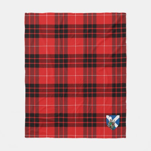 Scotts Munro Tartan Pset Fleece Deken (Voorkant)
