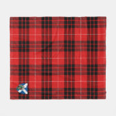 Scotts Munro Tartan Pset Fleece Deken (Voorkant (Horizontaal))