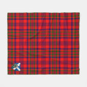 Scotts Murray of Tulloch Tartan Pset Fleece Deken (Voorkant (Horizontaal))