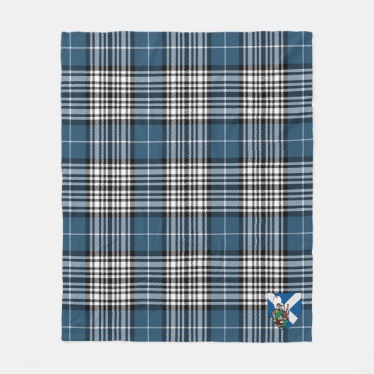 Scotts Napier Modern Tartan Pset Fleece Deken (Voorkant)