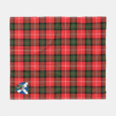 Scotts Nesbitt Tartan Pset Fleece Deken (Voorkant (Horizontaal))
