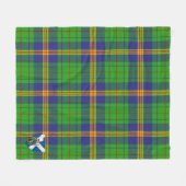 Scotts New Mexico Tartan Pset Fleece Deken (Voorkant (Horizontaal))