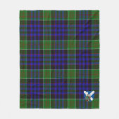 Scotts Newman Tartan Pset Fleece Deken (Voorkant)