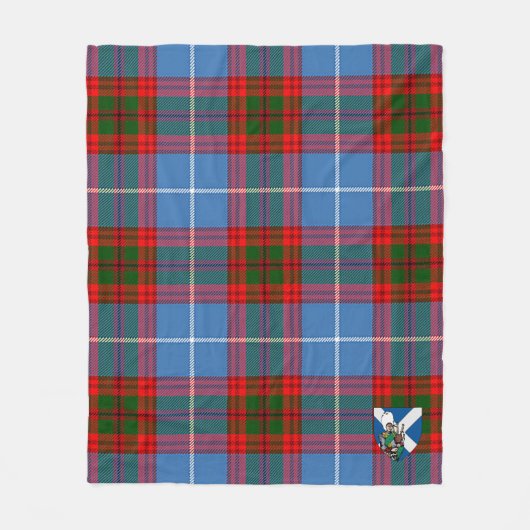 Scotts Newton Tartan Pset Fleece Deken (Voorkant)
