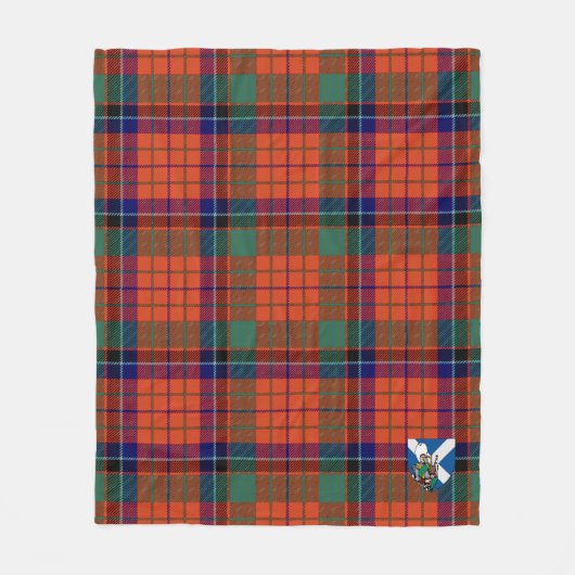 Scotts Nicolson Ancient Tartan Pset Fleece Deken (Voorkant)