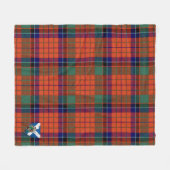 Scotts Nicolson Ancient Tartan Pset Fleece Deken (Voorkant (Horizontaal))