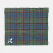 Scotts Nicolson Hunting Ancient Tartan Pset Fleece Deken (Voorkant (Horizontaal))