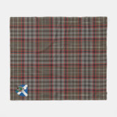 Scotts Nicolson Hunting Weathered Tartan Pset Fleece Deken (Voorkant (Horizontaal))