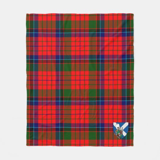 Scotts Nicolson Modern Tartan Pset Fleece Deken (Voorkant)