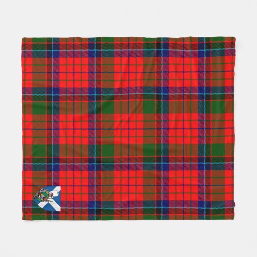 Scotts Nicolson Modern Tartan Pset Fleece Deken (Voorkant (Horizontaal))