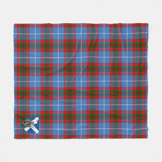 Scotts Nicolson Tartan Pset Fleece Deken (Voorkant (Horizontaal))