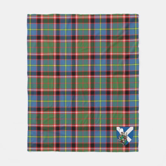 Scotts Norvel Tartan Pset Fleece Deken (Voorkant)
