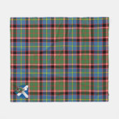 Scotts Norvel Tartan Pset Fleece Deken (Voorkant (Horizontaal))